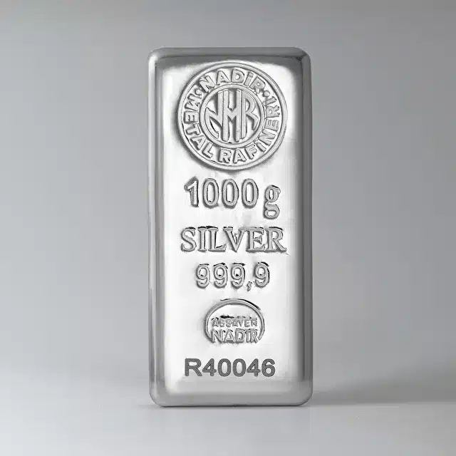 شمش نقره نادیر ۱ کیلویی (Nadir Silver Bar 1kg)